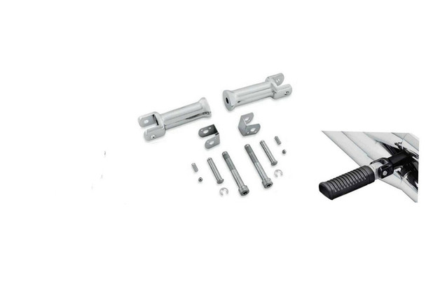 V-Twin - 27-0206 - M8 Passenger Footpeg Mount Kit Chrome