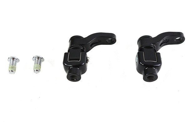 V-Twin - 27-0209 - 360  Adjustable Passenger Footpeg Mount Kit Black