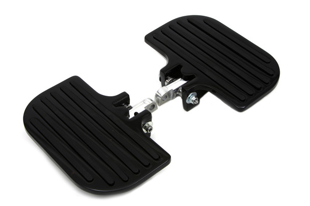 V-Twin - 27-0230 - Black Passenger Mini Footboard Set