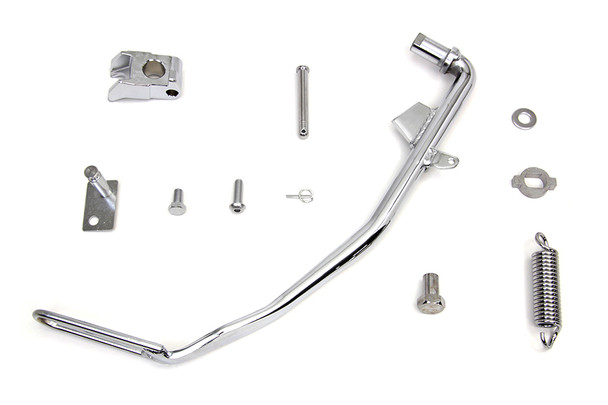 V-Twin - 27-0404 - Chrome Kickstand Kit - Fits 2009-2017 Harley-Davidson FXDWG, 2006-2017 FXD