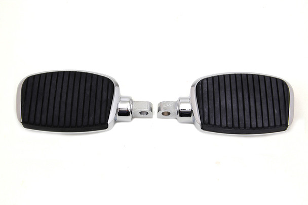 V-Twin - 27-0482 - Chrome Mini Driver Footboard Set