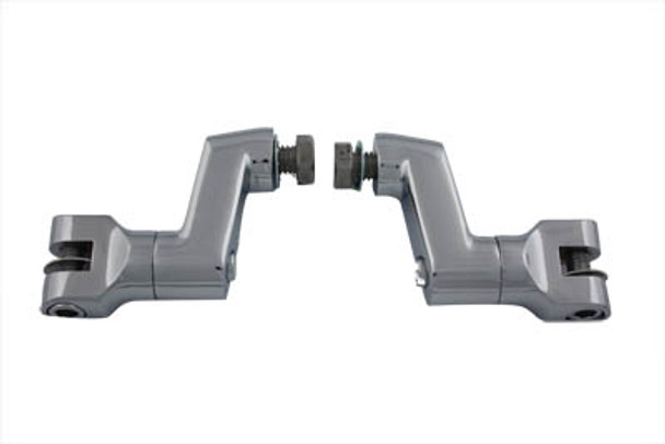 V-Twin - 27-0617 - Offset Footpeg Mount Kit Chrome