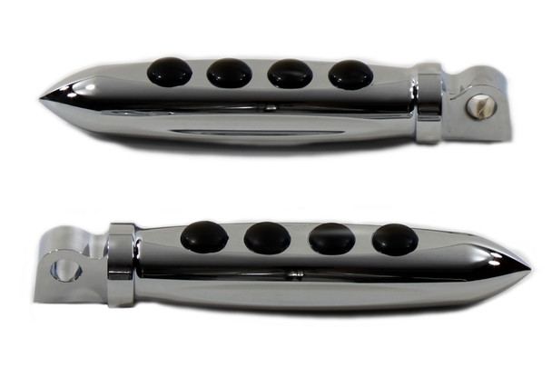 V-Twin - 27-0663 - Chopper Style Billet Footpeg Set