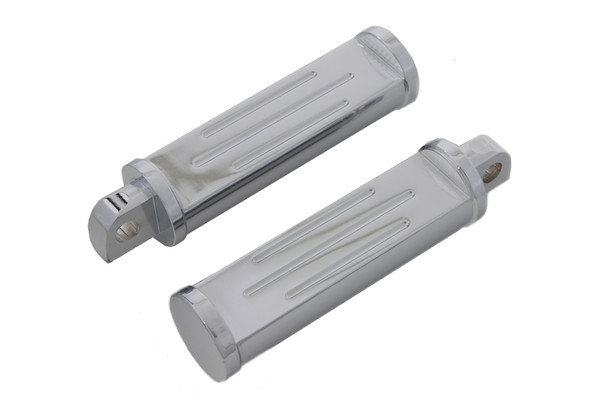 V-Twin - 27-0720 - Chrome Ball Milled Footpeg Set
