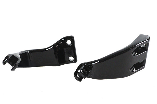 V-Twin - 27-0841 - Black Driver Footpeg Mount Set