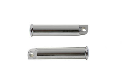 V-Twin - 27-0874 - Chrome Smooth Style Billet Footpeg Set