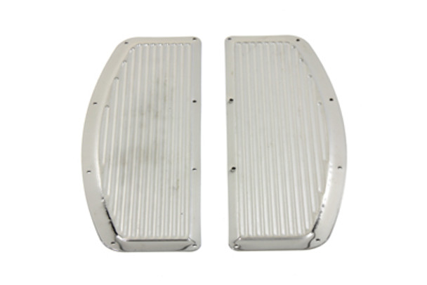 V-Twin - 27-0911 - Footboard Mat Set Chrome