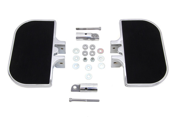 V-Twin - 27-0917 - Passenger Mini Footboard Set Rubber Style