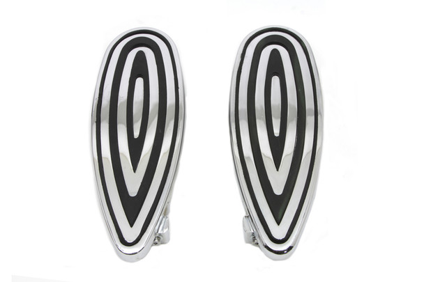 V-Twin - 27-0994 - Billet Footboard Set Chrome
