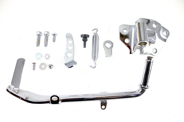 V-Twin - 27-1007 - Chrome Jiffy Kickstand Kit - Fits 2009-2016 Harley-Davidson FLT