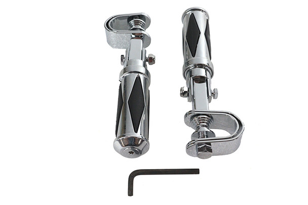 V-Twin - 27-1018 - Diamond Style Footpeg Set