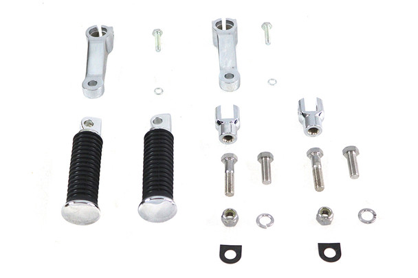 V-Twin - 27-1031 - FX Footpeg Mount Kit Chrome