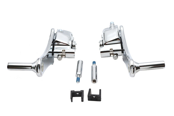 V-Twin - 27-1187 - Adjustable Auxiliary Passenger Footpeg Mount Set