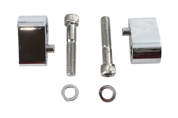 V-Twin - 27-1235 - Passenger Footboard Extension Spacer Chrome