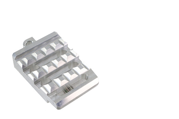 V-Twin - 27-1292 - Grate Passenger Footpeg Set Chrome