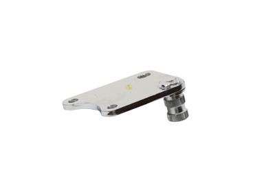 V-Twin - 27-1563 - Footpeg Bracket Passenger Chrome - Fits 1965-1984 Harley-Davidson FLH