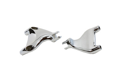V-Twin - 27-1564 - Footpeg Bracket Set Passenger Chrome - Fits 2004-2013 Harley-Davidson XLH