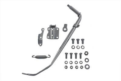 V-Twin - 27-1617 - Jiffy Kickstand Assembly Chrome - Fits 1971-1984 Harley-Davidson FX, 1936-1940 EL, 1941-1984 FL