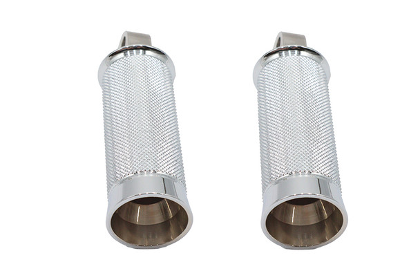 V-Twin - 27-2915 - Speedster Hollow Point Male Footpeg Set Chrome V-Twin - 27-2915 - Speedster Hollow Point Male Footpeg Set Chrome