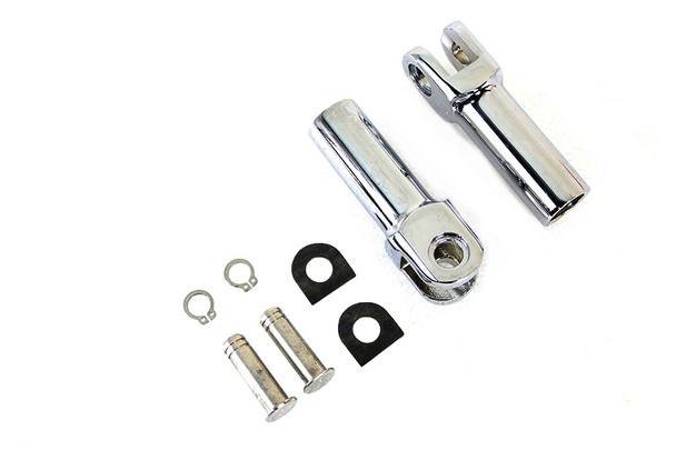 V-Twin - 27-3564 - Footpeg Support Chrome