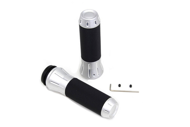 V-Twin - 28-0242 - Shot Peened Throttle By Wire Grip Set
