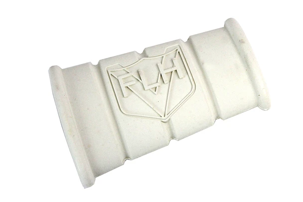 V-Twin - 28-0382 - White Rubber Kick Starter Pedal With FLH Logo - Fits 1937-1948 Harley-Davidson UL, 1952-1956 K, 1957-1979 XL, 1971-1984 FX, 1936-1940 EL, 1941-1984 FL, 1929-1952 WL