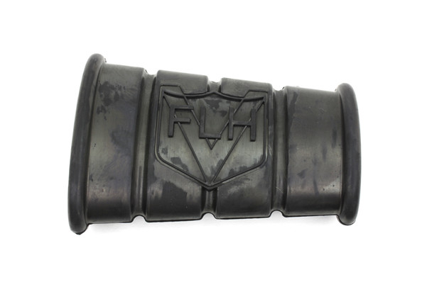 V-Twin - 28-0458 - Black Rubber Kick Starter Pedal With FLH Logo