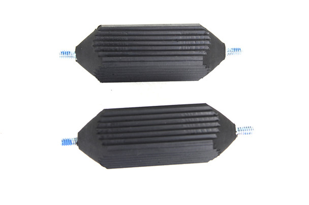 V-Twin - 28-0574 - Kick Pedal Rubber Set - Fits 1941-1965 Harley-Davidson FL, 1936-1952 EL, W
