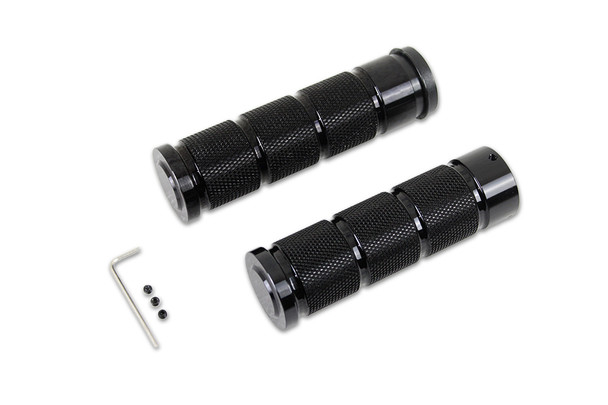V-Twin - 28-0871 - Black Retro Throttle by Wire Grip Set