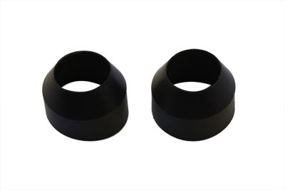 V-Twin - 28-0902 - 35mm Rubber Fork Boots Black - Fits 1973-1977 Harley-Davidson FXE, 1973-1974 XL, 1973-1977 FX, FXS