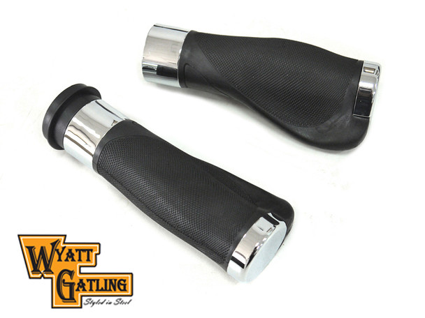 V-Twin - 28-0935 - Wyatt Gatling Donkey Style Handlebar Grip Set