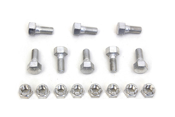 V-Twin - 2801-16 - Rear Brake Drum Bolt and Nut Kit
