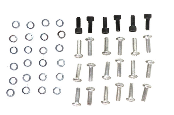 V-Twin - 2850-24 - Panhead Valve Cover Screws Cadmium