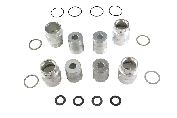 V-Twin - 2886-24 - Cadmium Plated Valve Cover Set
