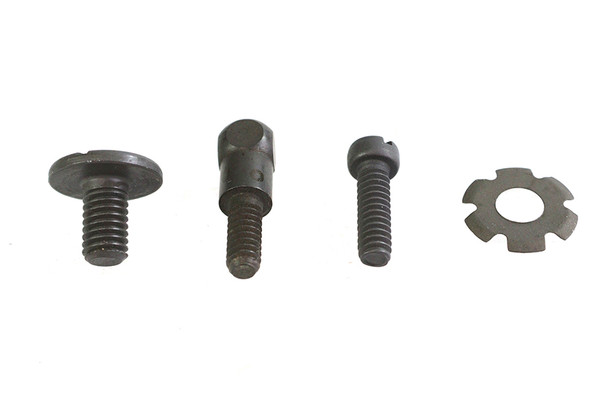 V-Twin - 2958-4 - Parkerized Brake Hand Lever Screw Kit