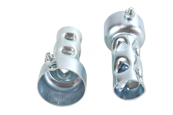V-Twin - 30-0103 - Wyatt Gatling Steel 2 inch Pipe Baffle Set
