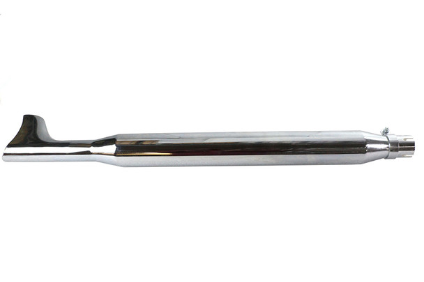 V-Twin - 30-0152 - Chrome Fishtail Muffler 36 inch
