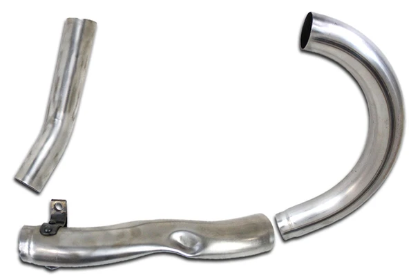 V-Twin - 30-0167 - UL 3 Piece Exhaust System Set Raw - Fits 1937-1940 Harley-Davidson UL