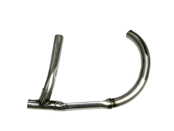 V-Twin - 30-0187 - Raw Exhaust Header Set - Fits 1937-1952 Harley-Davidson WL