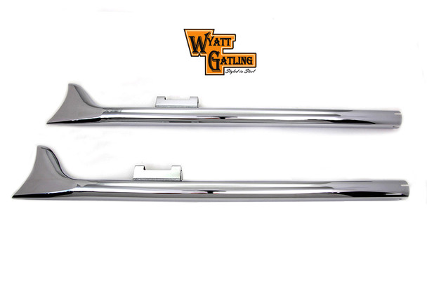 V-Twin - 30-0437 - Wyatt Gatling Straight 36 inch Fishtail Extension Set