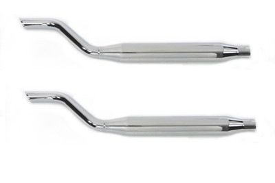 V-Twin - 30-0565 - Upsweep Muffler Kit - Fits 1948-1984 Harley-Davidson FL