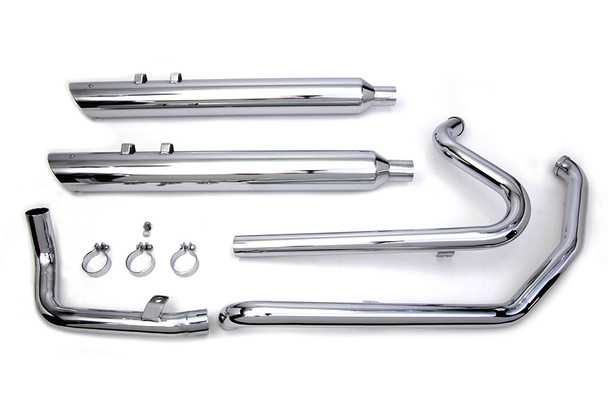 V-Twin - 30-0621 - Touring Crossover Exhaust Header System Chrome - Fits 2009 Harley-Davidson FLT