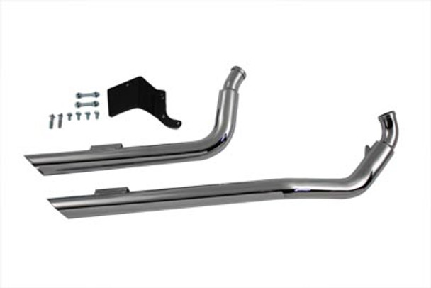 V-Twin - 30-0786 - Exhaust Drag Pipe Set Sweeper V-Twin - 30-0786 - Exhaust Drag Pipe Set Sweeper