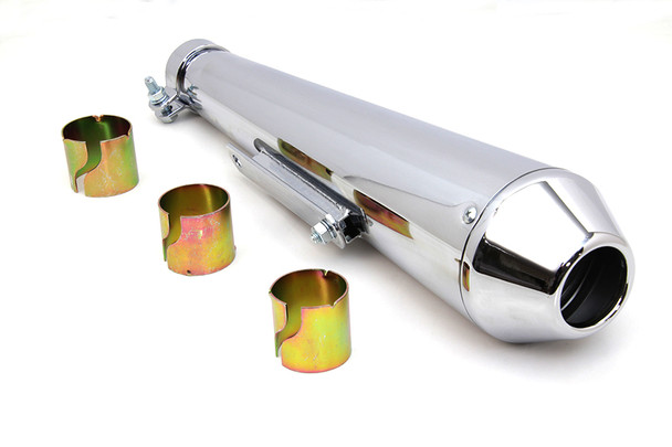 V-Twin - 30-0804 - 17 inch Megaphone Slip on Muffler