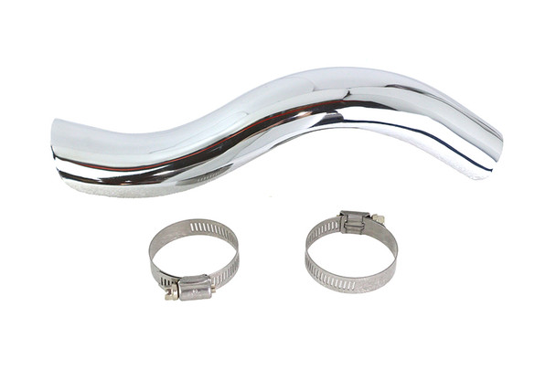 V-Twin - 30-1311 - Chrome Rear Heat Shield