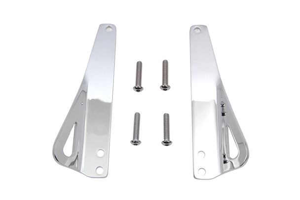 V-Twin - 31-0025 - Chrome Plated Tie Down Brackets