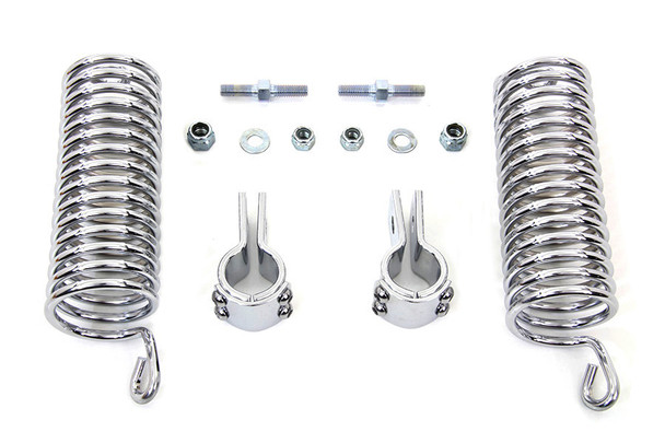 V-Twin - 31-0091 - Chrome 7 inch Seat Spring Kit V-Twin - 31-0091 - Chrome 7 inch Seat Spring Kit