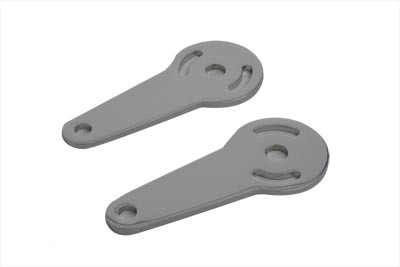 V-Twin - 31-0179 - Chrome Turn Signal Mount Flat Type