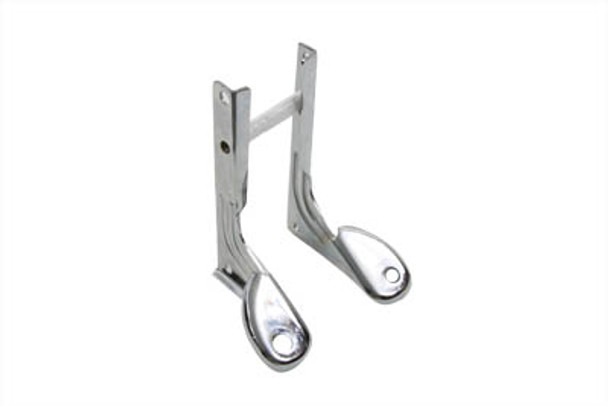 V-Twin - 31-0182 - Chrome Spotlamp Bracket For Front Fork