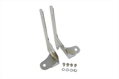 V-Twin - 31-0197 - Chrome Spotlamp Bracket Set - Fits 1952-1985 Harley-Davidson XL